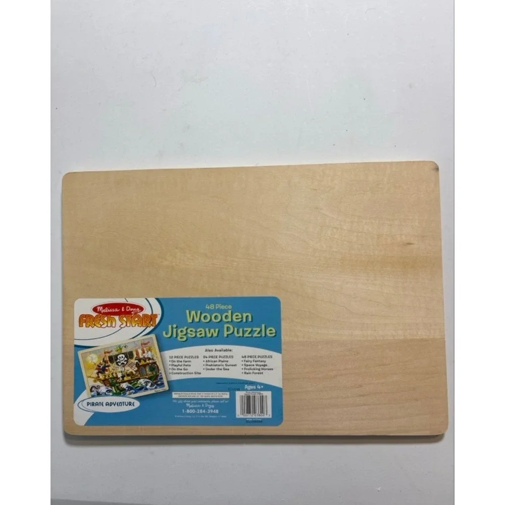 Melissa & Doug Pirate Adventure Wooden Jigsaw‎ Puzzle 48 Piece Tray Toy 3800